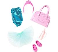 Barbie Club Chelsea Accessory Pack, Ballet-Themed Clothing and Accessories for Small Dolls, 6 Pieces for 3 to 7 Year Olds Include Tutu and Dance Bag