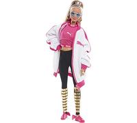 Barbie Collector, muñeca total look deportivo Puma con zapatillas rosas y negras (Mattel DWF59)