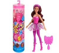 Barbie Color Reveal Ballet, Muñeca Bailarina Que Revela Sus Colores con Agua, Incluye Accesorios Sorpresa de Moda, Modelos Surtidos, Juguete Regalo para niños y niñas +3 años, HRK17