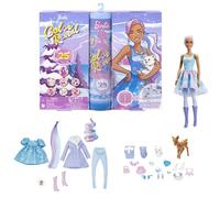Barbie Color Reveal Calendario de adviento con muñeca que desvela su color en el agua y accesorios sorpresa, regalo de Navidad +3 años (Mattel HJD60)