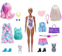 Barbie Color Reveal del Carnaval al Concierto, muñeca Que Revela Sus Colores con