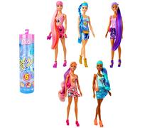 Barbie Color Reveal Serie Denim Muñeca Que Revela Sus Colores con Agua, Incluye Ropa y Accesorios Sorpresa, Juguete +3 años (Mattel HJX55)