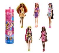 Barbie Color Reveal Serie Frutas Dulces Muñeca Que Revela Sus Colores con Agua, Incluye Ropa y Accesorios Sorpresa, Juguete +3 años (Mattel HJX49)