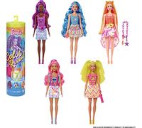 Barbie Color Reveal Serie Neon Tie-Dye Muñeca Que Revela Sus Colores al pelar su Capa teñida, Incluye Ropa y Accesorios Sorpresa, Juguete +3 años, Multicolor, Mattel HCC67