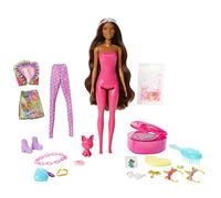 Barbie Color Reveal Unicornio, muñeca Sorpresa con Accesorios de Moda, Pulsera de Juguete y Mascota Sorpresa (Mattel GXV95)