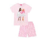 Barbie Conjunto de pijama corto rosa Unstoppable para niña, rosa, 3-4 años