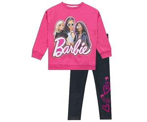 Barbie Conjunto de Sudadera y Leggings | Ropa para Niñas | 5-6 Años | Mercancía Oficial