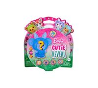 Barbie Cutie Reveal - Disfraz de animal con temática de mascota y accesorios con 5 sorpresas, incluyendo mini mascota, cambio de color y clip