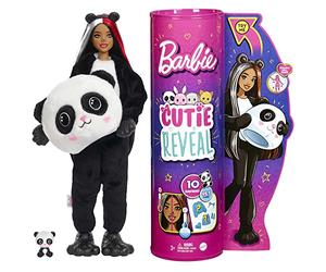Barbie Cutie Reveal Muñeca Panda Juguete Que desvela su Color en el Agua, Regalo para niñas y niños +3 años (Mattel HHG22)