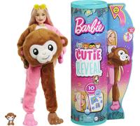 Barbie Cutie Reveal Serie Amigos de la Jungla Mono Disfraz Revela una muñeca art