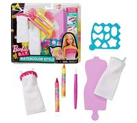 Barbie D.I.Y. Watercolor Style Vestido para muñecas - Accesorios para muñecas (Vestido para muñecas, 3 año(s), Multicolor)