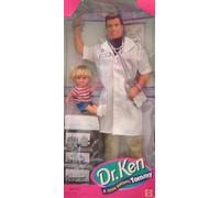 Barbie Dr. Ken & Little Patient Tommy Doll Set (1997)