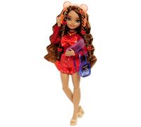 Barbie Dream Besties Teresa, Muñeca con pelo moreno ondulado, blusa con lazo y s