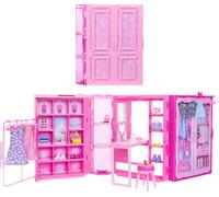 Barbie Dream Closet Toy Playset with Clothes & Accessories, 3-ft-Wide with 25+ P