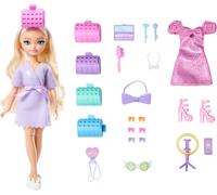Barbie Dream GET READY Malibu” Fashion Doll with Stylized Hair (Importación USA)