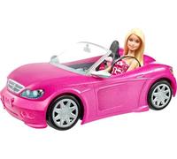 Barbie Dreamland Muñeca de Moda y Coche descapotable | Muñeca de moda con coche descapotable biplaza, +3 años, DJR55