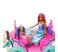 Barbie™ Dreamtopia - Juego con unicornio y carruaje, 2 muñecas de princesa Barbie®