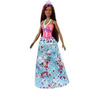 Barbie Dreamtopia Muñeca Hada con Top Rosa y Falda Estampada (Mattel Gjk15)