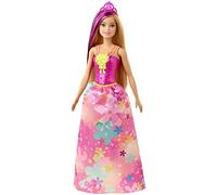 Barbie Dreamtopia Muñeca Hada con Top Rosa y Falta Flores (Mattel GJK13)