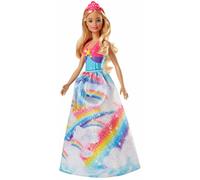 Barbie Dreamtopia Muñeca Princesa falda azul arcoiris - muñeca (Mattel FJC95)