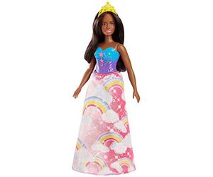 Barbie Dreamtopia Muñeca Princesa falda rosa arcoiris - muñeca (Mattel FJC98)