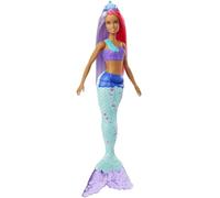 Barbie Dreamtopia Muñeca Sirena, Pelo Rosa y Morado (Mattel GJK09)
