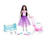 Barbie Dreamtopia Skipper Muñeca 30Cm Playset Carrito De Paseo Mattel HLC29