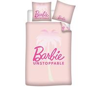 Barbie Unstoppable Bedding Set, Pink, Duvet Cover 140 x 200 cm (Importación USA)