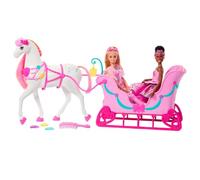 Barbie en el Cascanueces Pack Caballo de 25 cm con Carroza y Accesorios