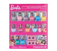 Barbie Esmalte al Agua 15 pzs Fácil de Quitar Niñas 3+ Regalo