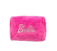 BARBIE - Estuche Grande Maquillaje Piel sintética Rosa - Tamaño 23 x 15 cm - Ultra Suave y práctico - Guardar cosméticos Belleza en casa o de Viaje - Producto Oficial Accesorios Mattel