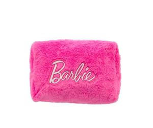 BARBIE - Estuche Grande Maquillaje Piel sintética Rosa - Tamaño 23 x 15 cm - Ultra Suave y práctico - Guardar cosméticos Belleza en casa o de Viaje - Producto Oficial Accesorios Mattel