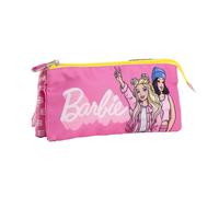 CERDÁ LIFE'S LITTLE MOMENTS Estuche portatodo de Barbie, Estuche Escolar Grande, Resistente y Multifuncional para niños y niñas de Barbie