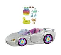Barbie Extra Coche Deportivo para muñecas, con Mascota y Accesorios de Moda de Juguete (Mattel HDJ47)