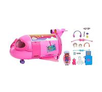Barbie Avión de juguete para muñecas Extra Fly HPF72 – con accesorios, +3 años (Mattel)