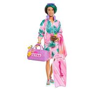Barbie Extra Fly Ken Playa Muñeco articulado con Conjunto de Moda, Bolsa y Accesorios de Viaje, Juguete +3 años (Mattel HNP86)