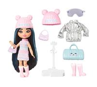 Barbie Extra Fly Mini, Muñeca pequeña con temática de Viajes y Ropa de Invierno y Accesorios, Juguete +3 años (Mattel HPB20)
