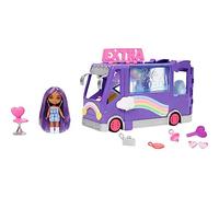 Barbie Extra Mini Minis Tour Bus Autobús de Juguete con muñeca pequeña y Accesorios, Regalo +3 años (Mattel HKF84)