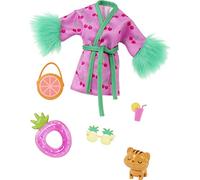 Barbie Extra Pet & Fashion Pack con 6 Piezas Incluyendo Kitten, Accesorios de Mascotas & Piezas de Moda para Muñeca Barbie, Regalo para Niños de 3 Años en Adelante