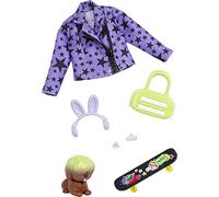 Barbie Extra Pet & Fashion Pack with 7 Pieces Including Pet Puppy, Pet Accessories & Fashion Pieces for Barbie Doll, Toy for Kids 3 Years Old & Up