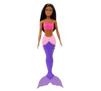 Barbie Muñeca Fantasía Sirena Aleta morada con rosa