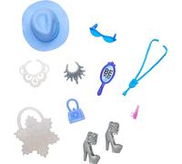 Barbie Fashion & Beauty Accesorios para Muñeca de Invierno para niñas de 3 años en adelante