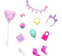 Barbie Accesorios para muñeca Fashion & Beauty – Festejo de cumpleaños – 3+ años
