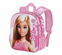 Barbie Fashion-Mochila 3D Pequeña, Rosa, 26 x 31 cm, Capacidad 8,5 L