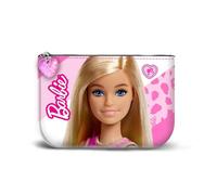 Barbie Fashion-Monedero Cuadrado Pequeño, Rosa, 10 x 7 cm
