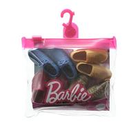 Barbie Fashion Pack GXJ02 - Juego de 4 pares de zapatos para muñecas Ken