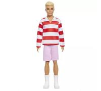 Barbie Fashionista Amigos: Muñeco chico con suéter de rayas rojas