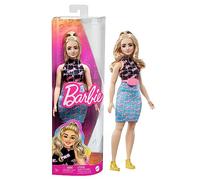 Barbie Fashionista con Conjunto GRL PWR Muñeca Rubia con Traje 2 Piezas y Accesorios de Moda, Juguete +3 años (Mattel HPF78)