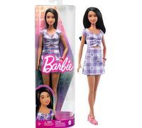 Mattel - Muñeca Fashionista con traje de flores y accesorios de moda ㅤ