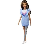 Barbie Fashionista Muñeca Morena con Pierna protésica (Mattel FXL54)